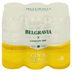 Belgravia Gin  & Tonic Cans...